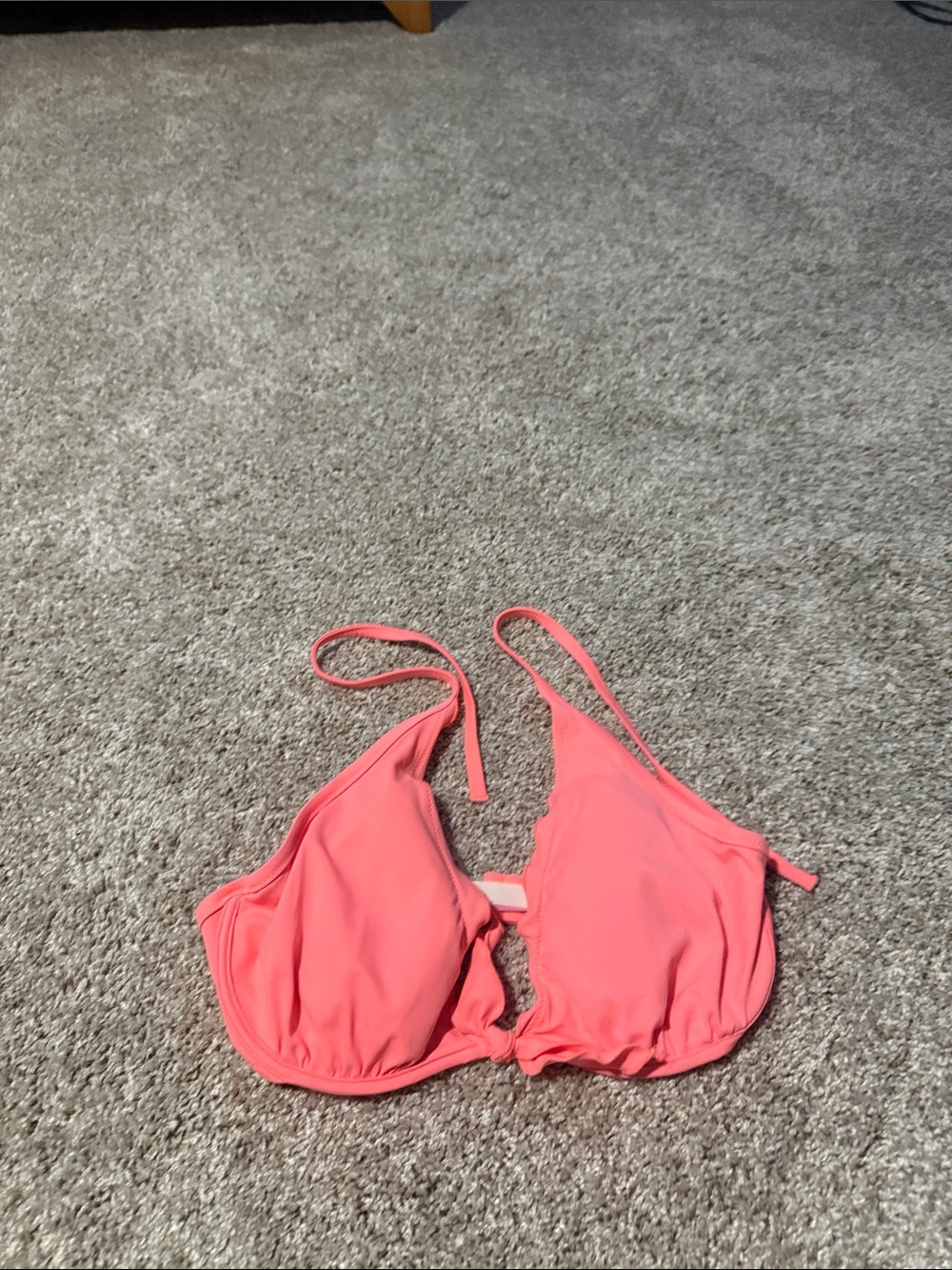 Victoria's Secret Coral Pink Bikini Top